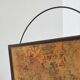 Jacques Liozu Magazine rack with silk screen printing 1950