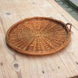 Round wicker top