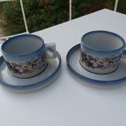 Duo cups in Brenne sandstone