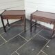 Pair of Scandinavian mahogany bedside tables from the 60s