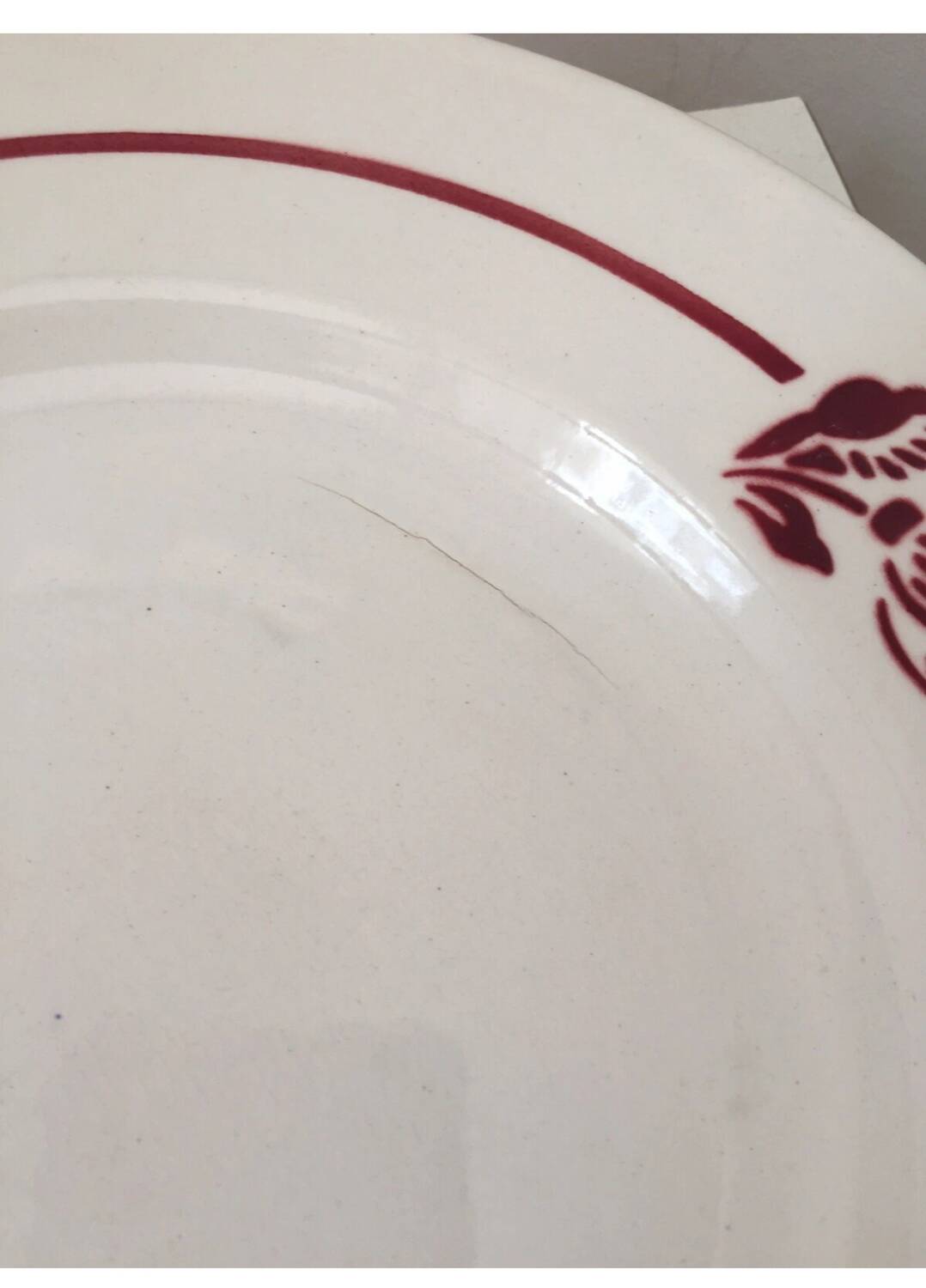 Dessert plates, Denise Digoin Sarreguemines model