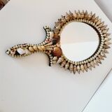 Mirror facing hand or hanging vintage shells