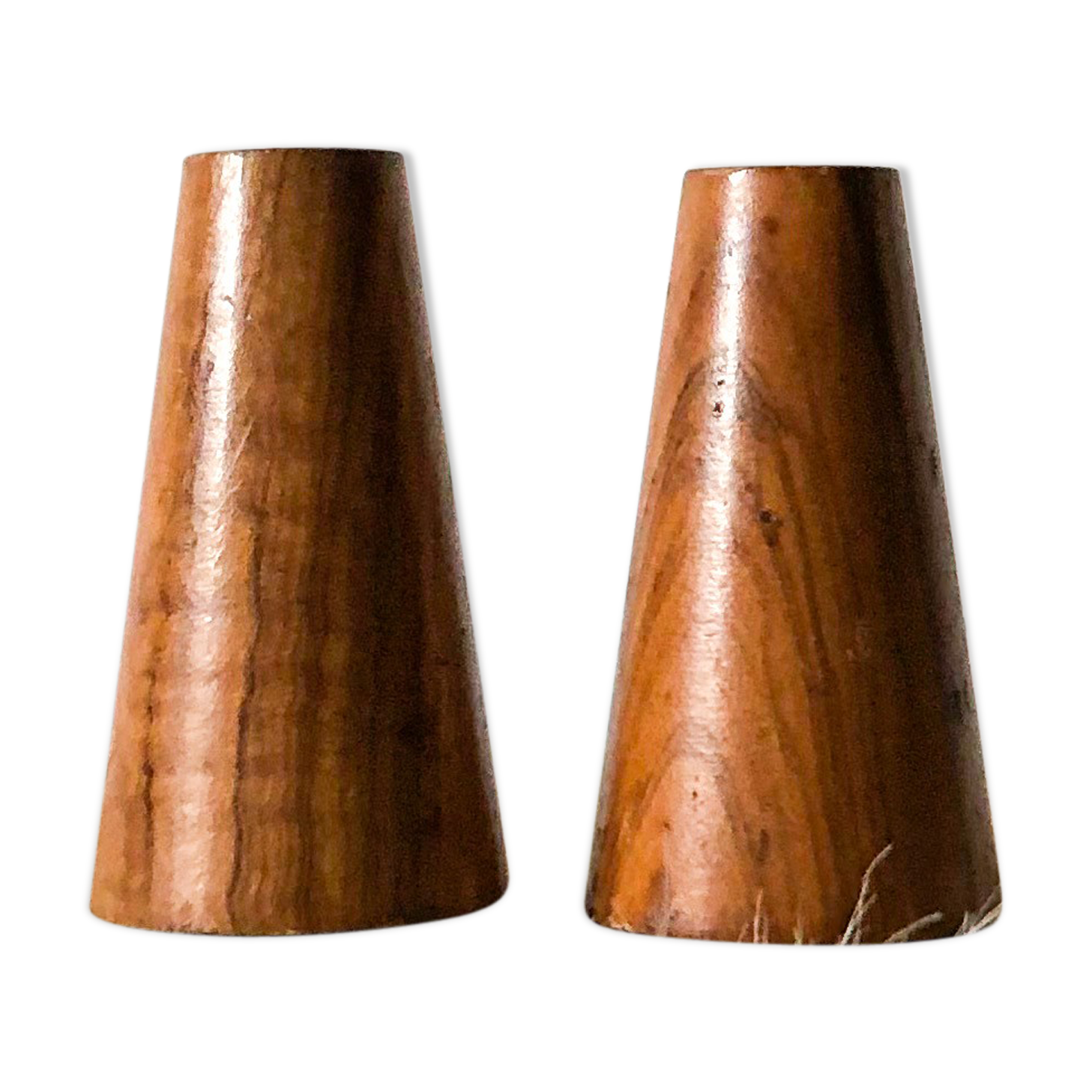 Wooden salt and pepper