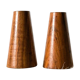 Wooden salt and pepper