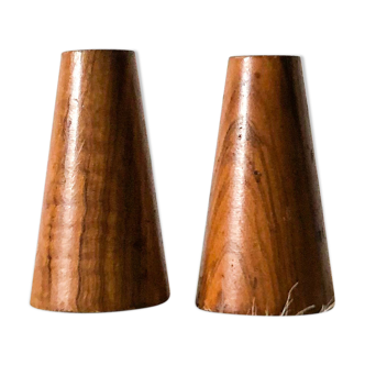 Wooden salt and pepper