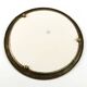 Art Nouveau tray, silver-plated brass, white porcelain, Austria, early 20th century