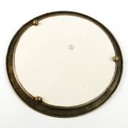 Art Nouveau tray, silver-plated brass, white porcelain, Austria, early 20th century