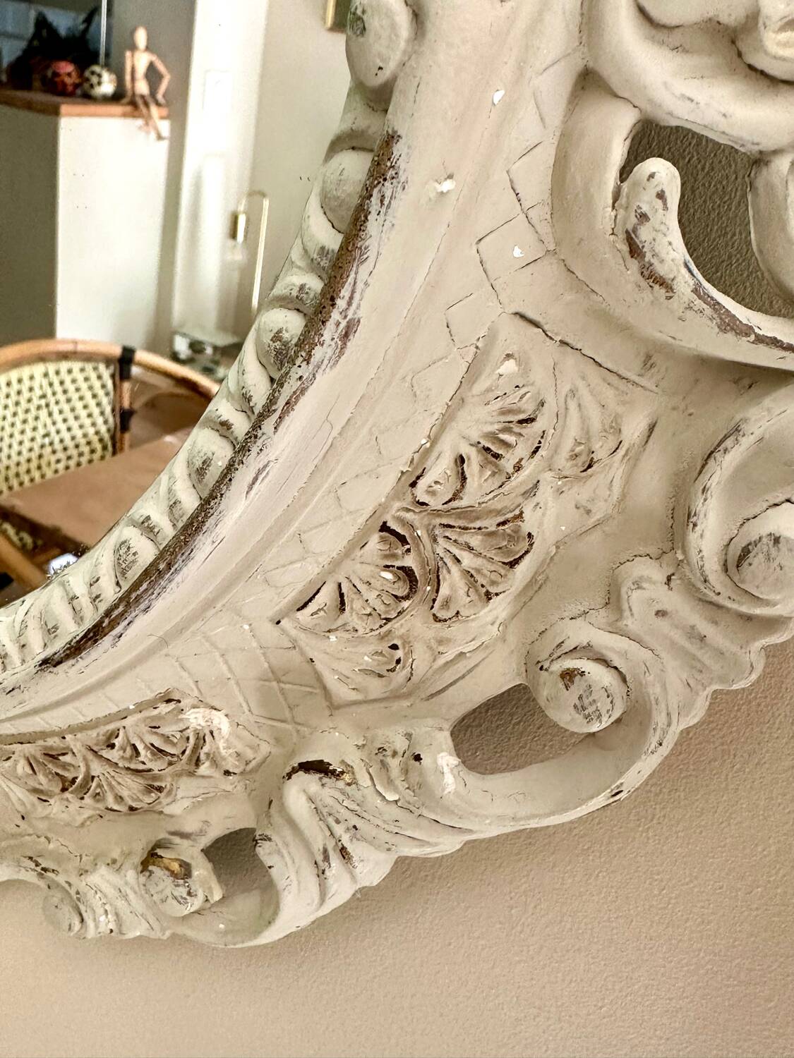 Old mirror, baroque style