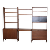 Grand bureau style scandinave en teck