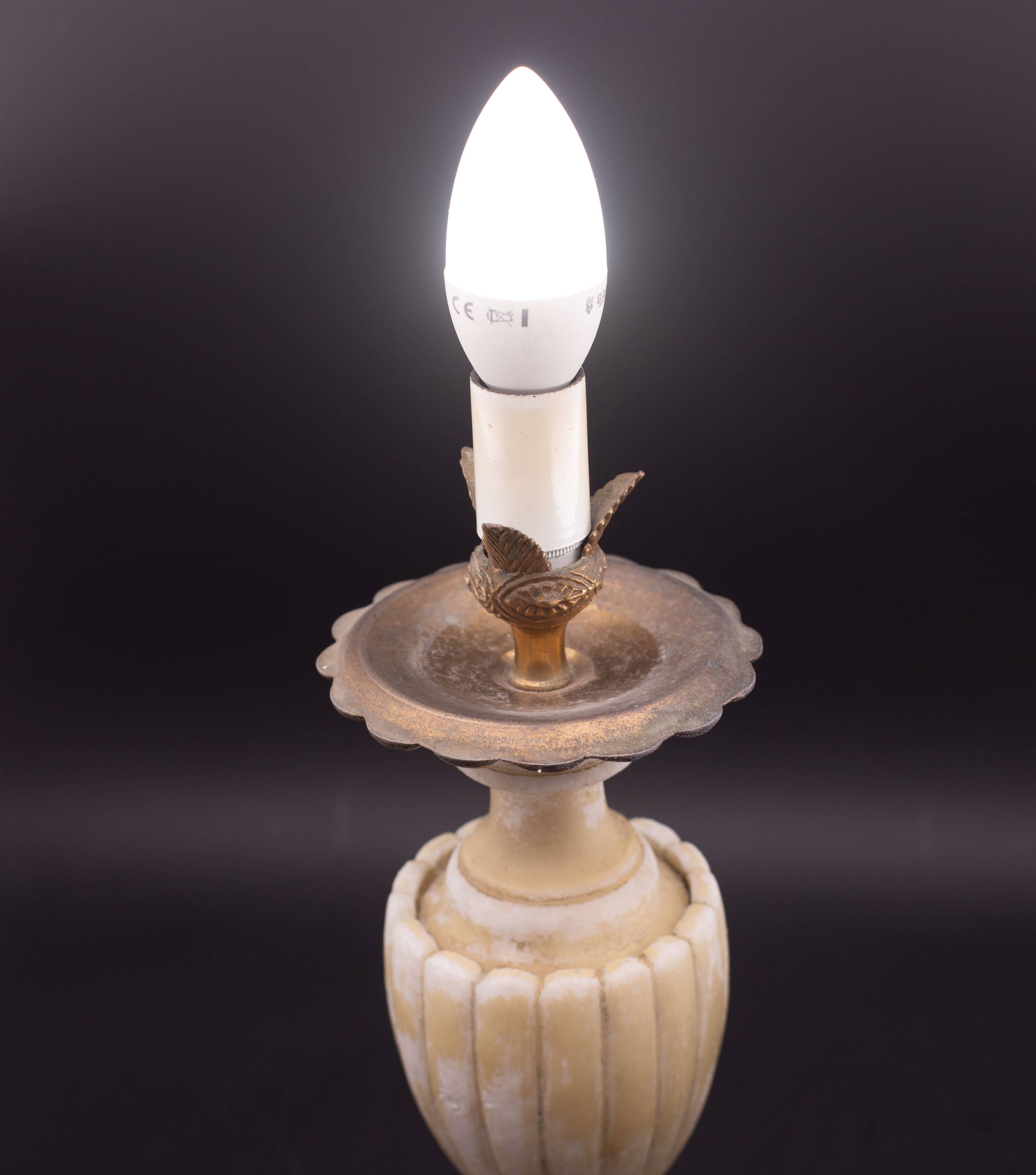 Set of 2 Vintage Neoclassica Alabster Table Lamp by Gregoretti & co.