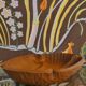 Folk Art Hand-carved Wood Bowl, Sweden 1930s