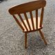 Set of 3 vintage chalet-style chairs.