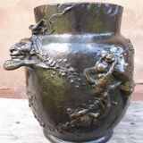 Art Nouveau Bronze Planter, by Joseph Chéret