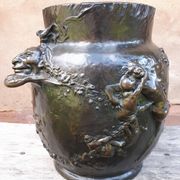 Art Nouveau Bronze Planter, by Joseph Chéret