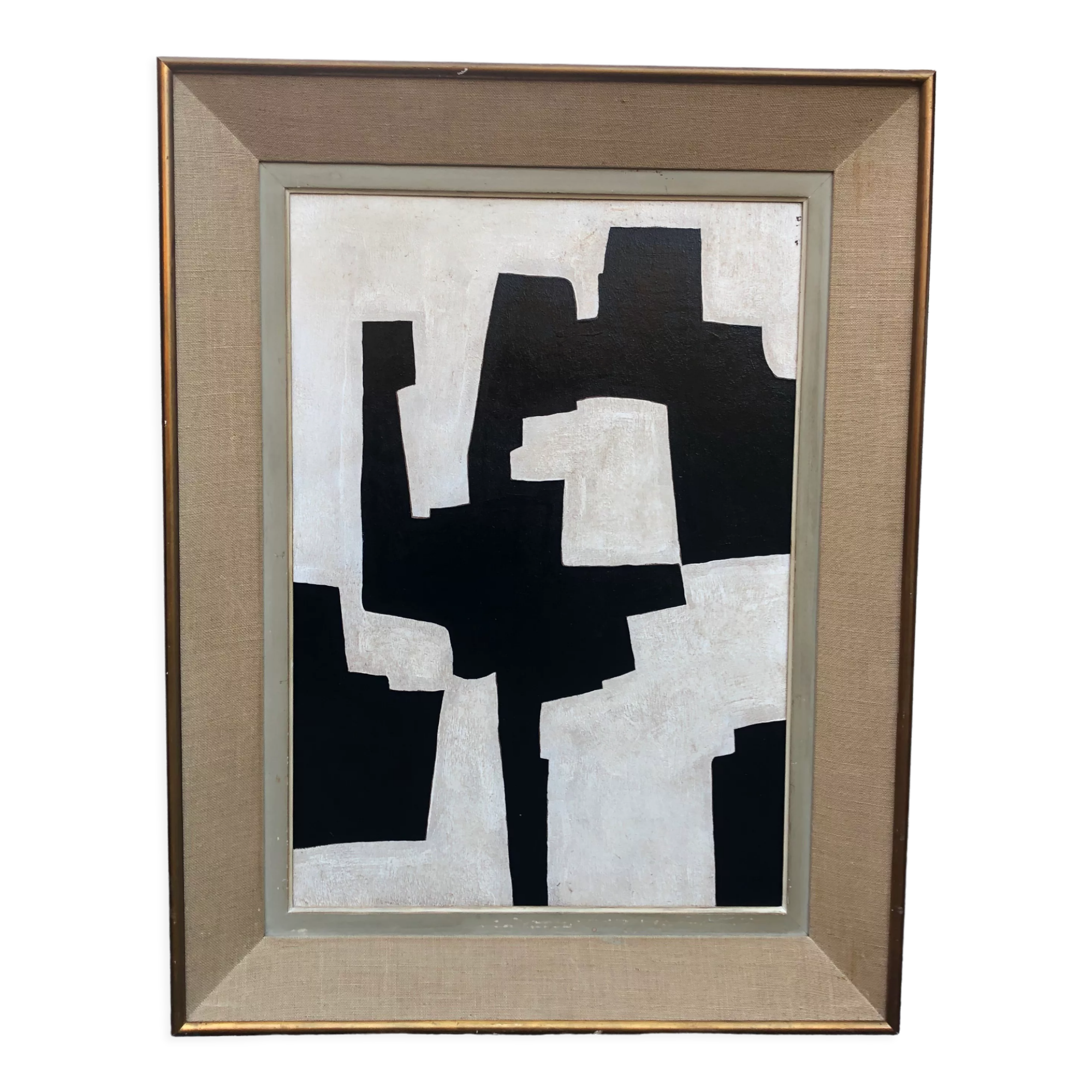 Abstract panel painting