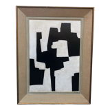 Abstract panel painting
