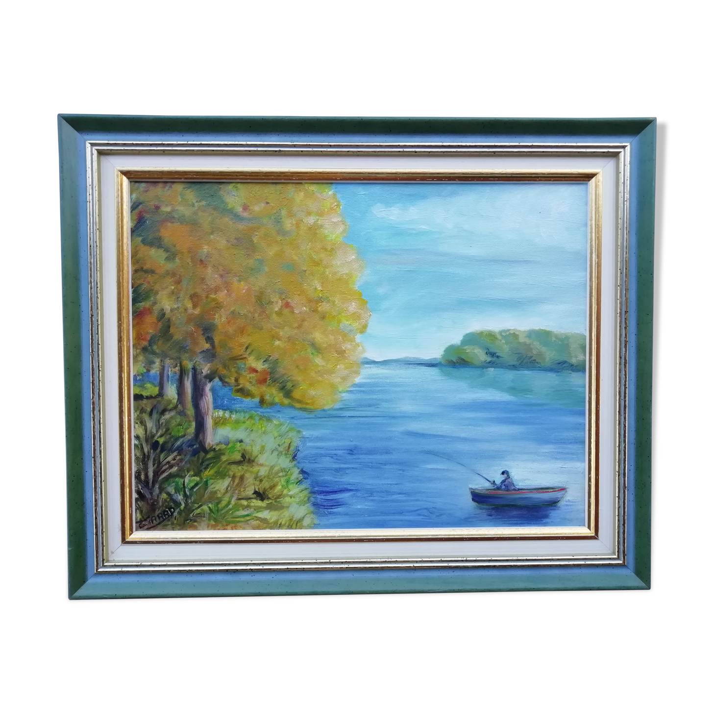 Oil on canvas Montaubry