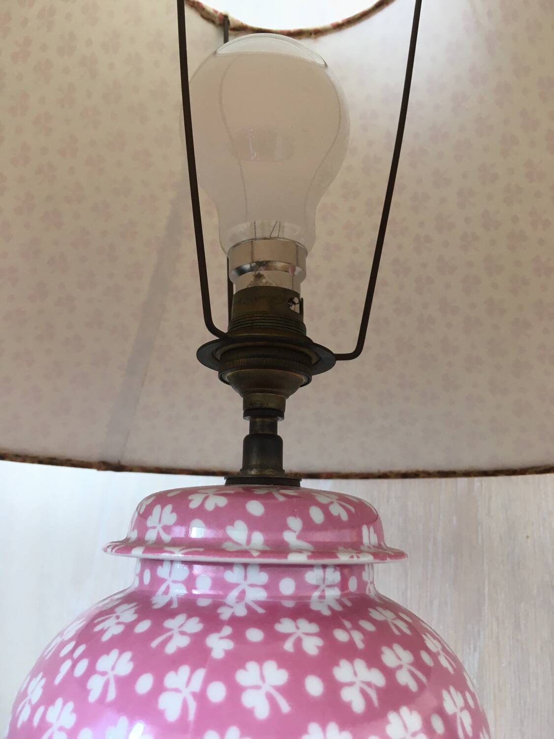 Lampe de chevet en céramique