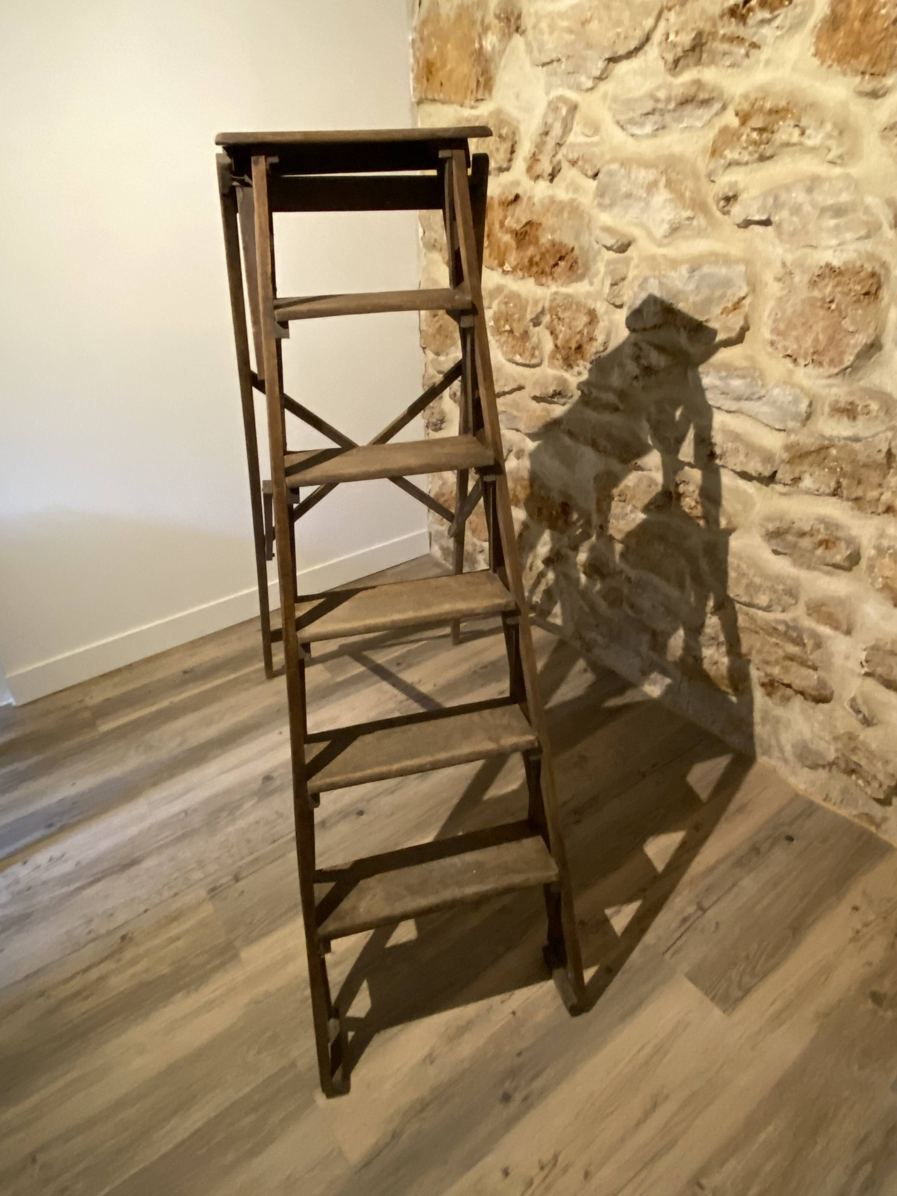 Wooden staircase