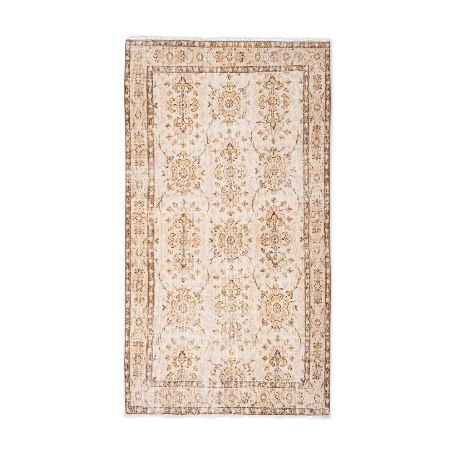 Vintage Turkish Sparta Rug 3'10" X 6'11"