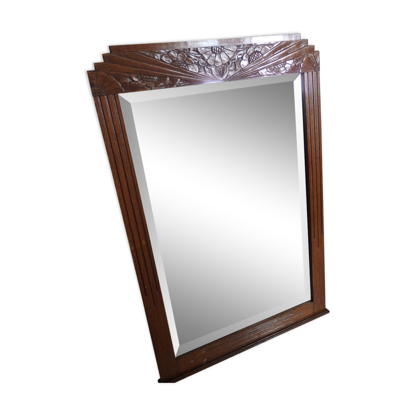 Old vintage art deco mirror