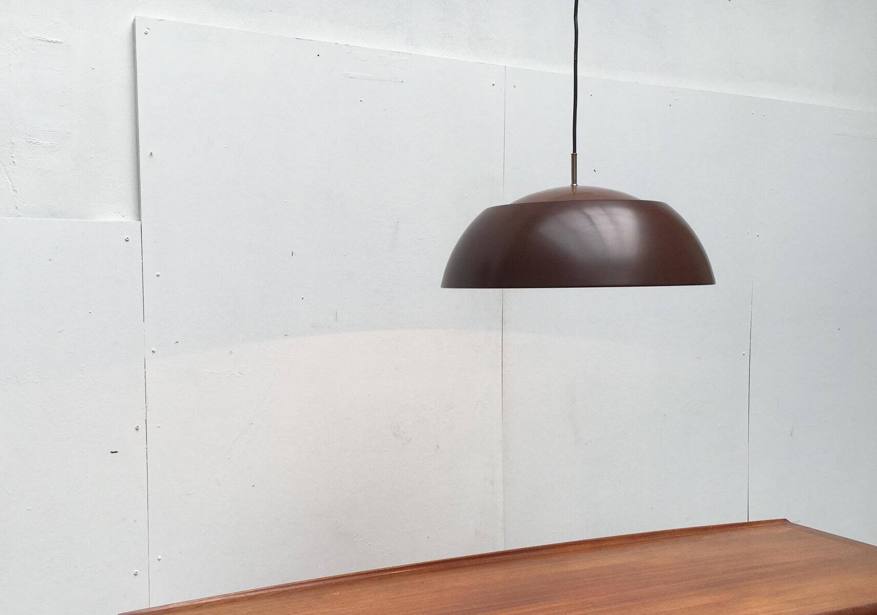 Vintage Danish suspension light Frederiksdal by Poul Lund-Jensen Holmegaard