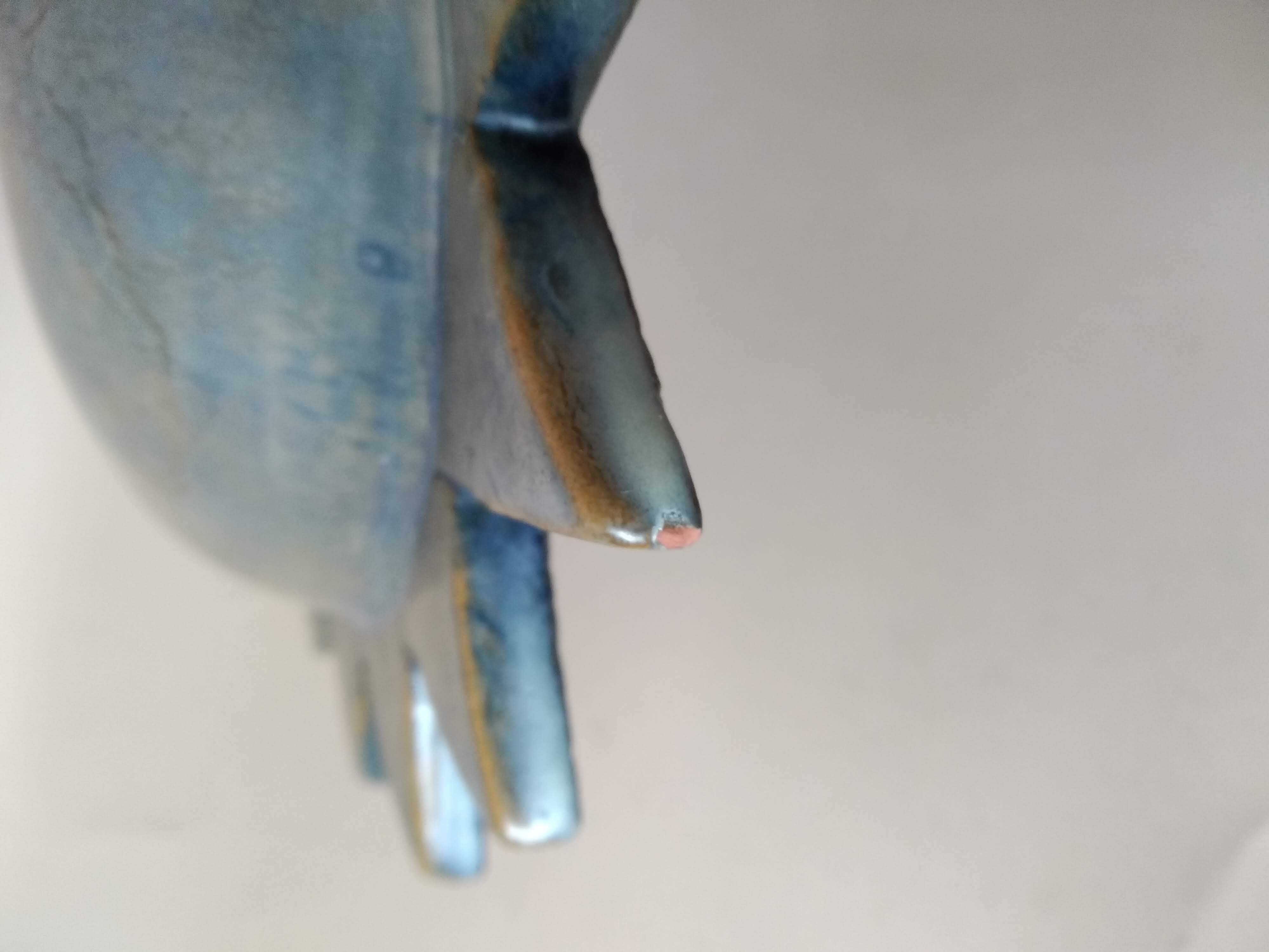 Vintage ceramic sun signed