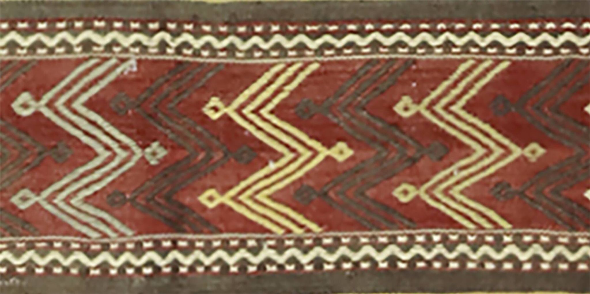 Grand Turkish Kilim Yoruk Vintage 150x300 cm Geometric Stripes