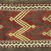 Grand Turkish Kilim Yoruk Vintage 150x300 cm Geometric Stripes