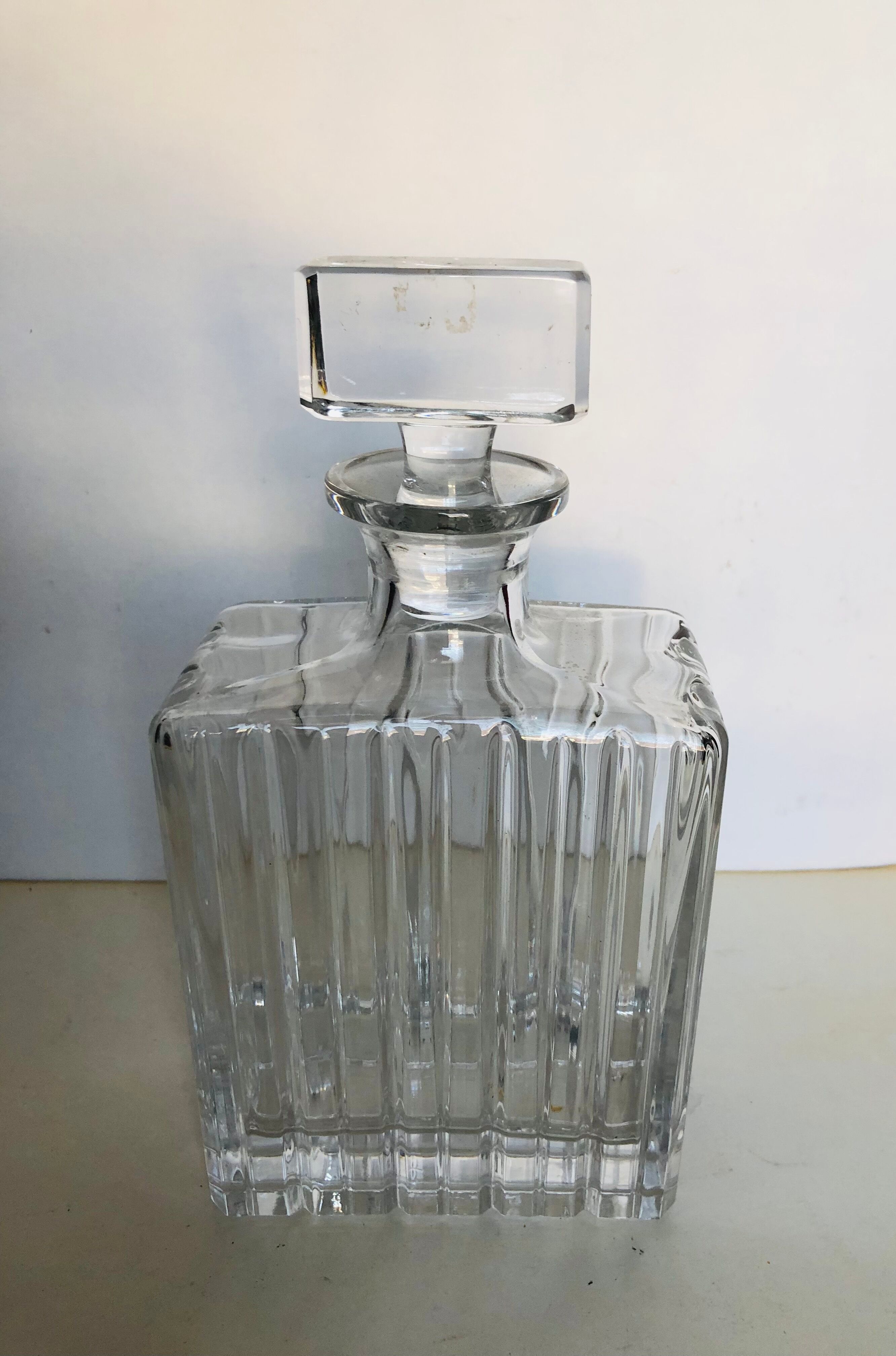 Crystal whisky decanter