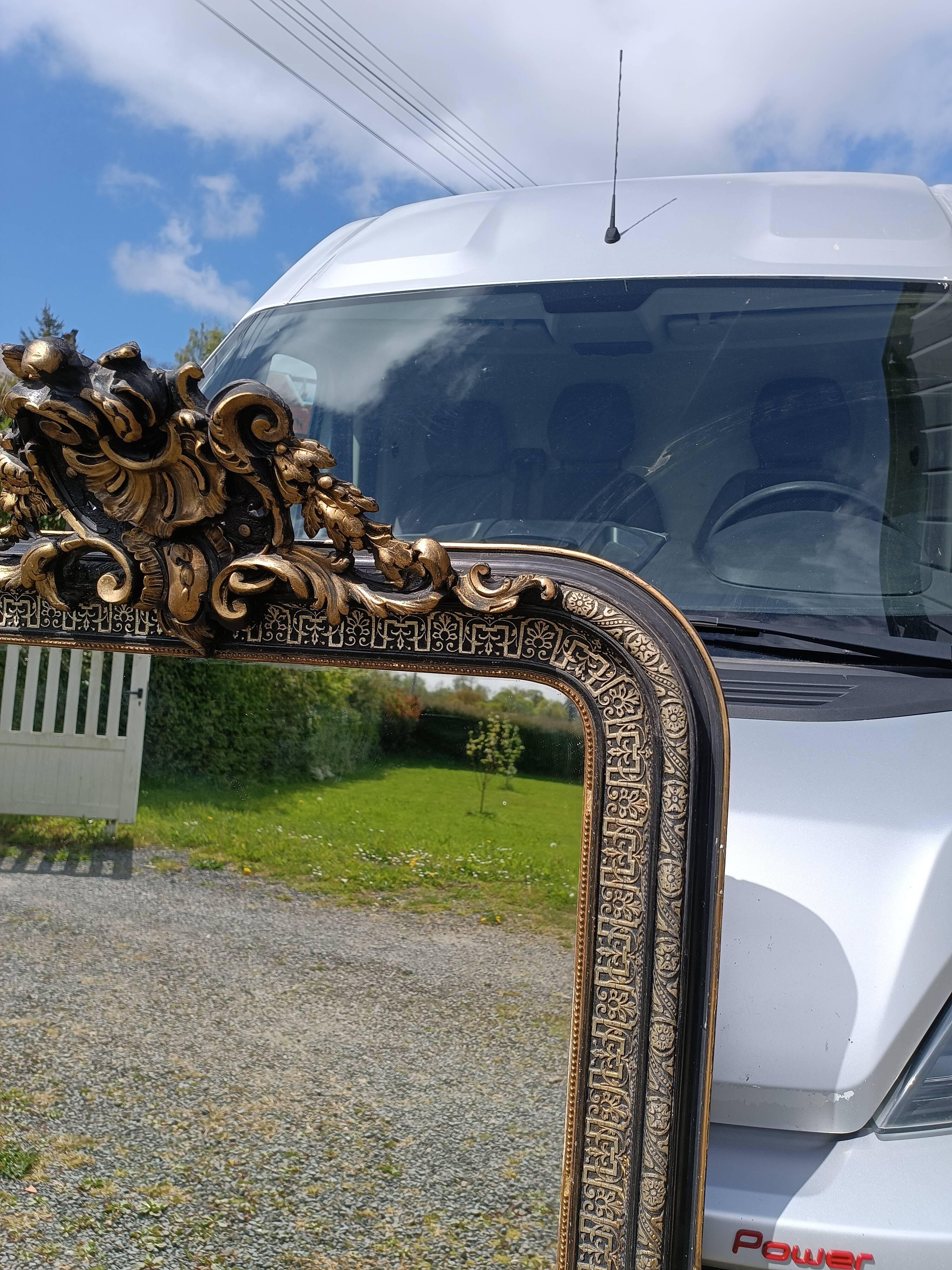 Miroir ancien 152/86 cm