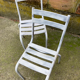 14 metal bistro chairs