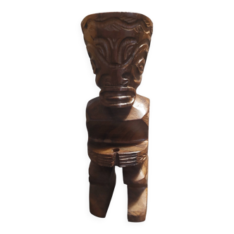 Tiki océanie Tahiti bois de miro XXème
