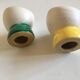 Pair of egg cups modernists workshop ceramic 50