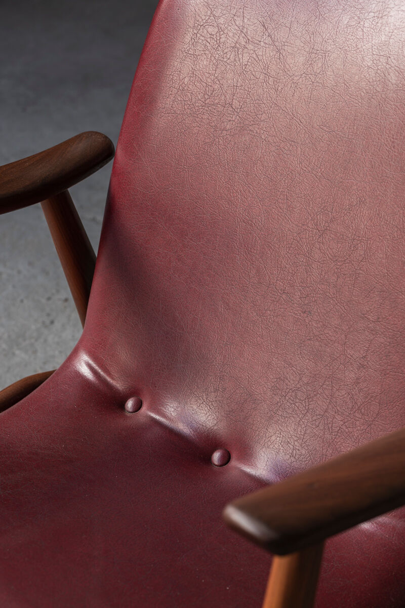 Set easy chairs by louis van teeffelen for wébé, dutch design, 1960s