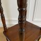 Phone table, wooden two trays