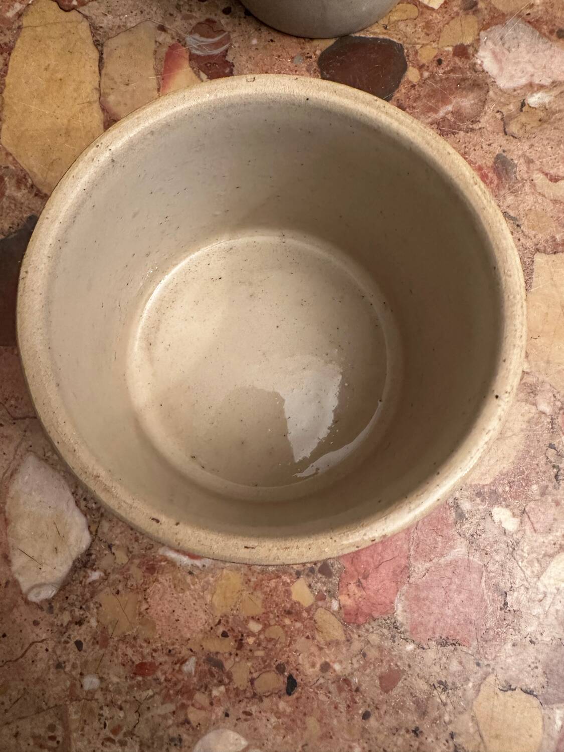 Berry pottery water butter dish