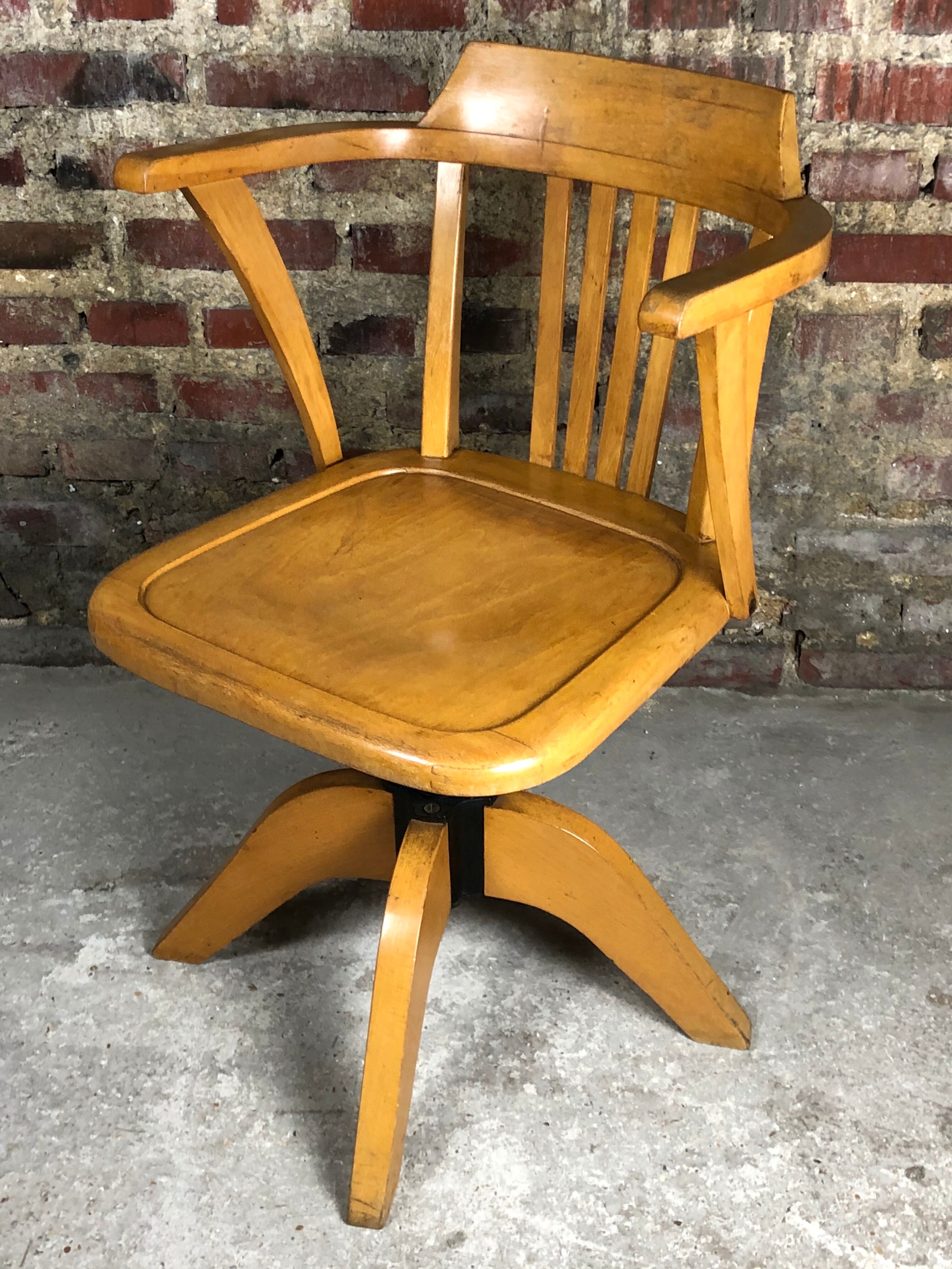 1950 American office chair/chair rotating STELLA brand