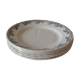 Six dessert plates Houx Digoin Sarreguemines
