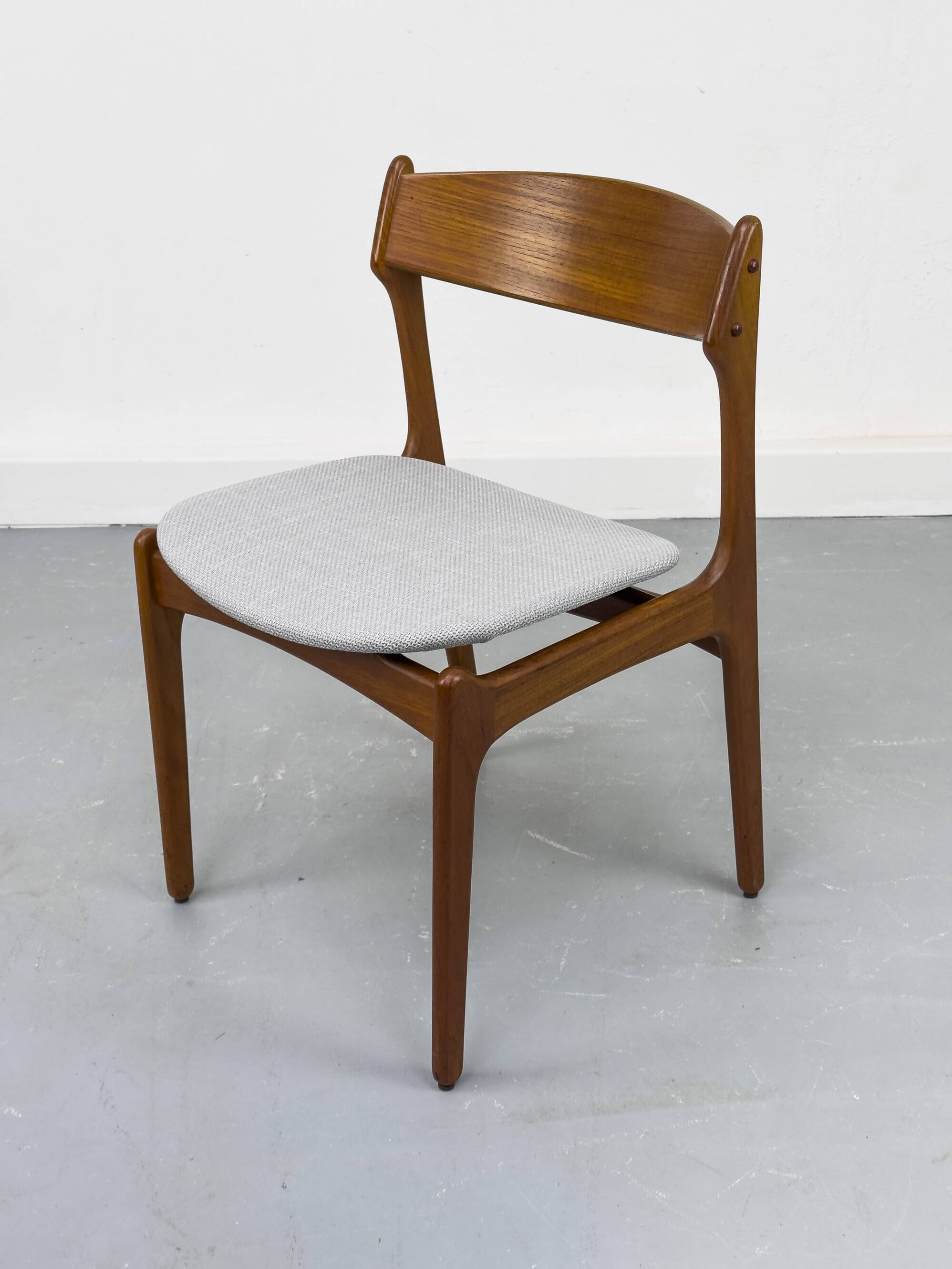 Danish Teak Dining Chairs by Erik Buch for OD Møbler, 1960s, Set of 4