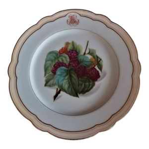 Assiette en porcelaine de Paris