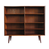 Poul Hundevad scandinavian rosewood bookcase, 1960s