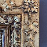 Miroir Doré En Bois Sculpté Style Louis XVI, XIXe Siècle