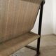 Tubular metal bench from the 80s