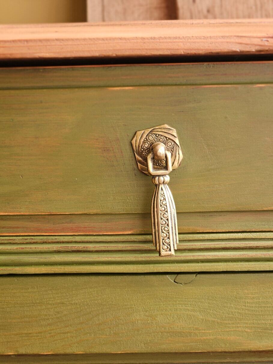 Renovated and distressed old buffet | Gaston