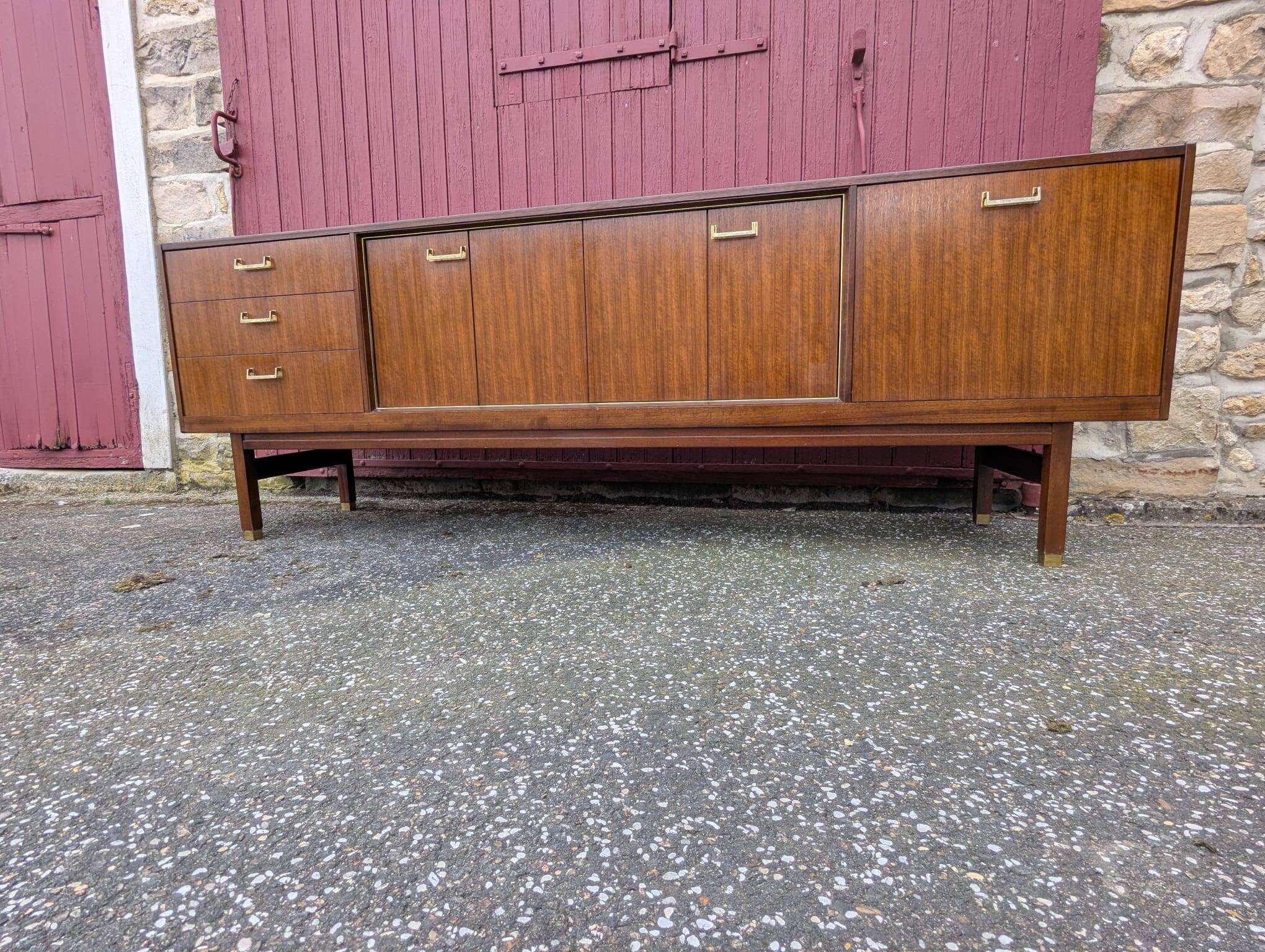 Vintage teak enfilade G-Plan (E. Gomme) - 220 cm