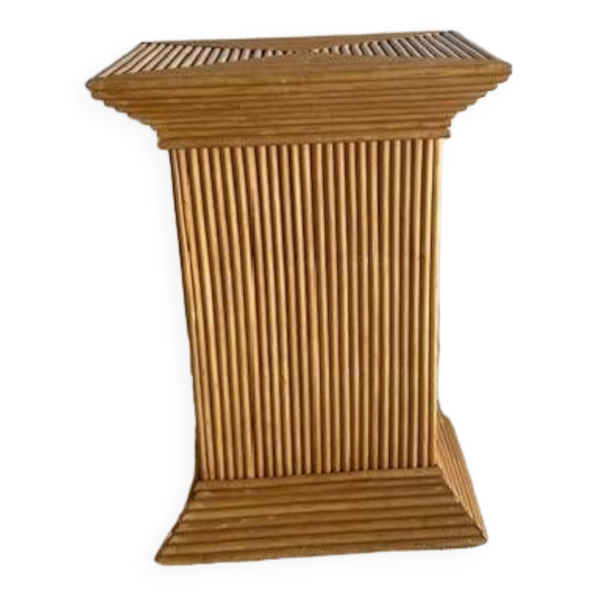 Column in rattan