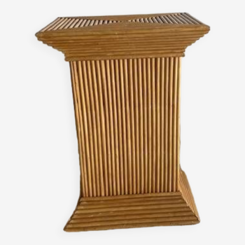 Column in rattan