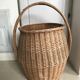 Panier en osier vintage 70 cm