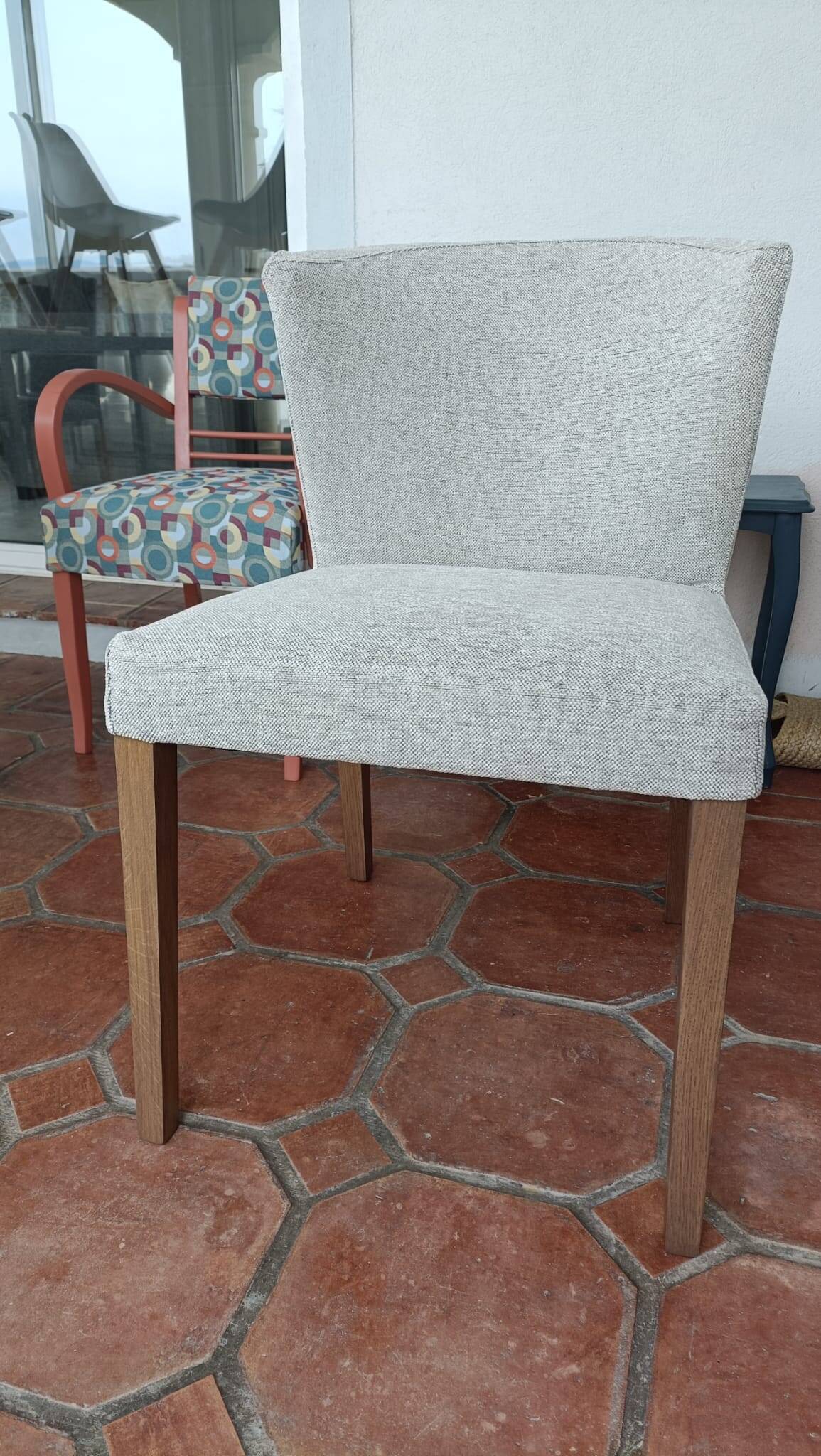 4 Valentina model chairs by Habitat, renovated